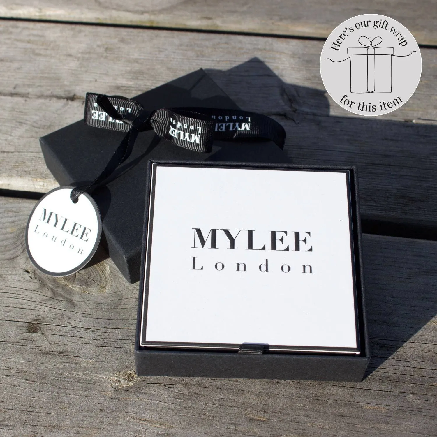 Personalised Three Ring Rose Gold Necklace