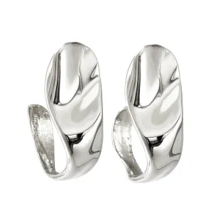Phoebe Hoops Large - Silver