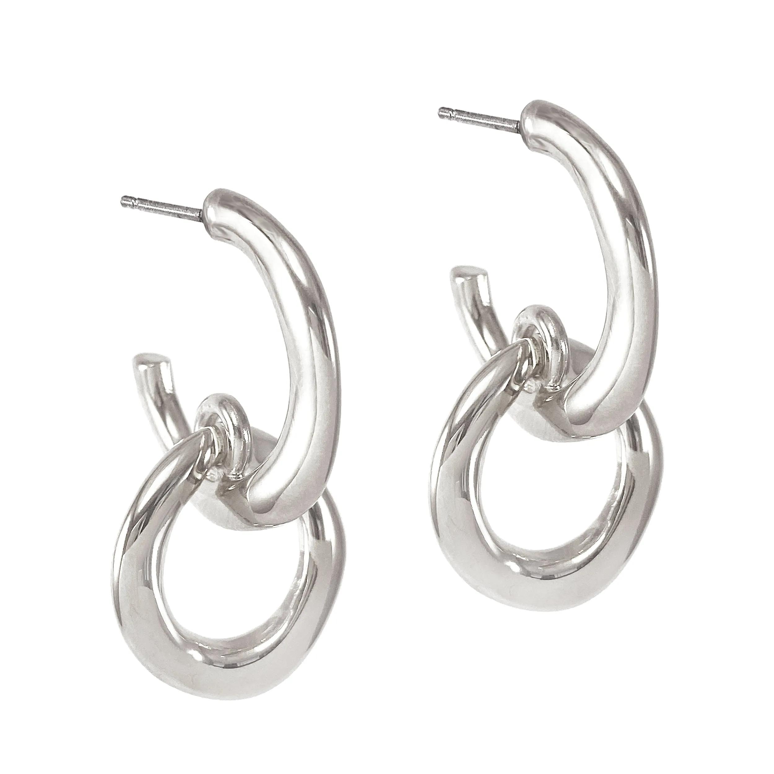 Pia Hoops - Silver