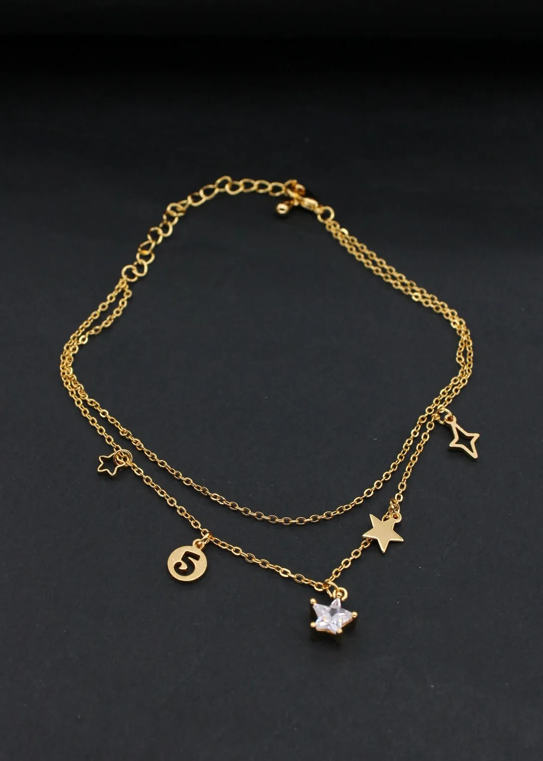 PRETTY DIA ANKLET