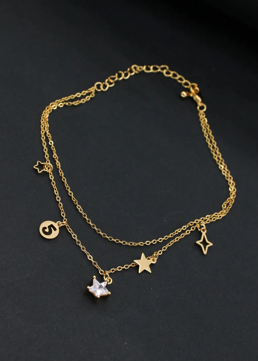 PRETTY DIA ANKLET