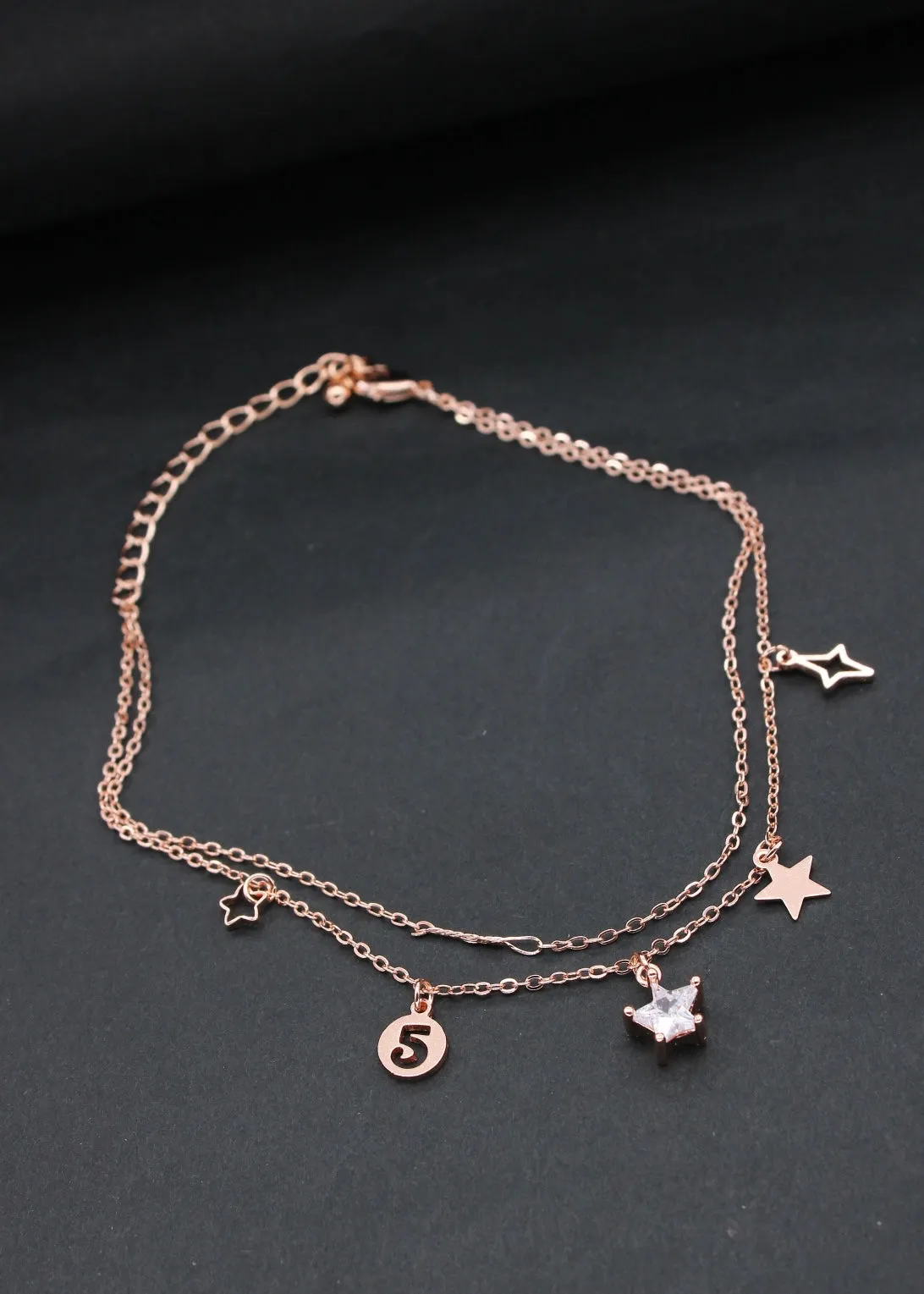PRETTY DIA ANKLET