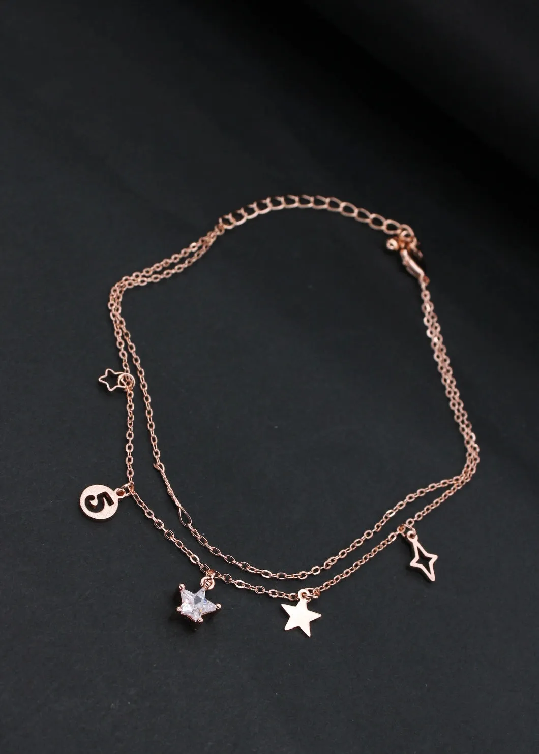 PRETTY DIA ANKLET