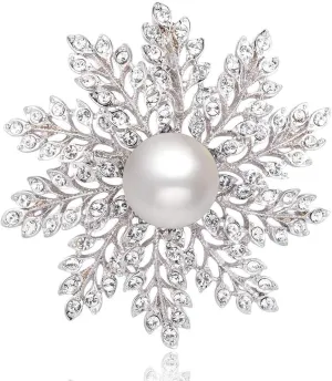 RAINBOW BOX Brooches for Women, Maple Leaf Brooch Pins for Women,Rhinestone from Austria Crystal Jewelry Women's Brooches & Pins