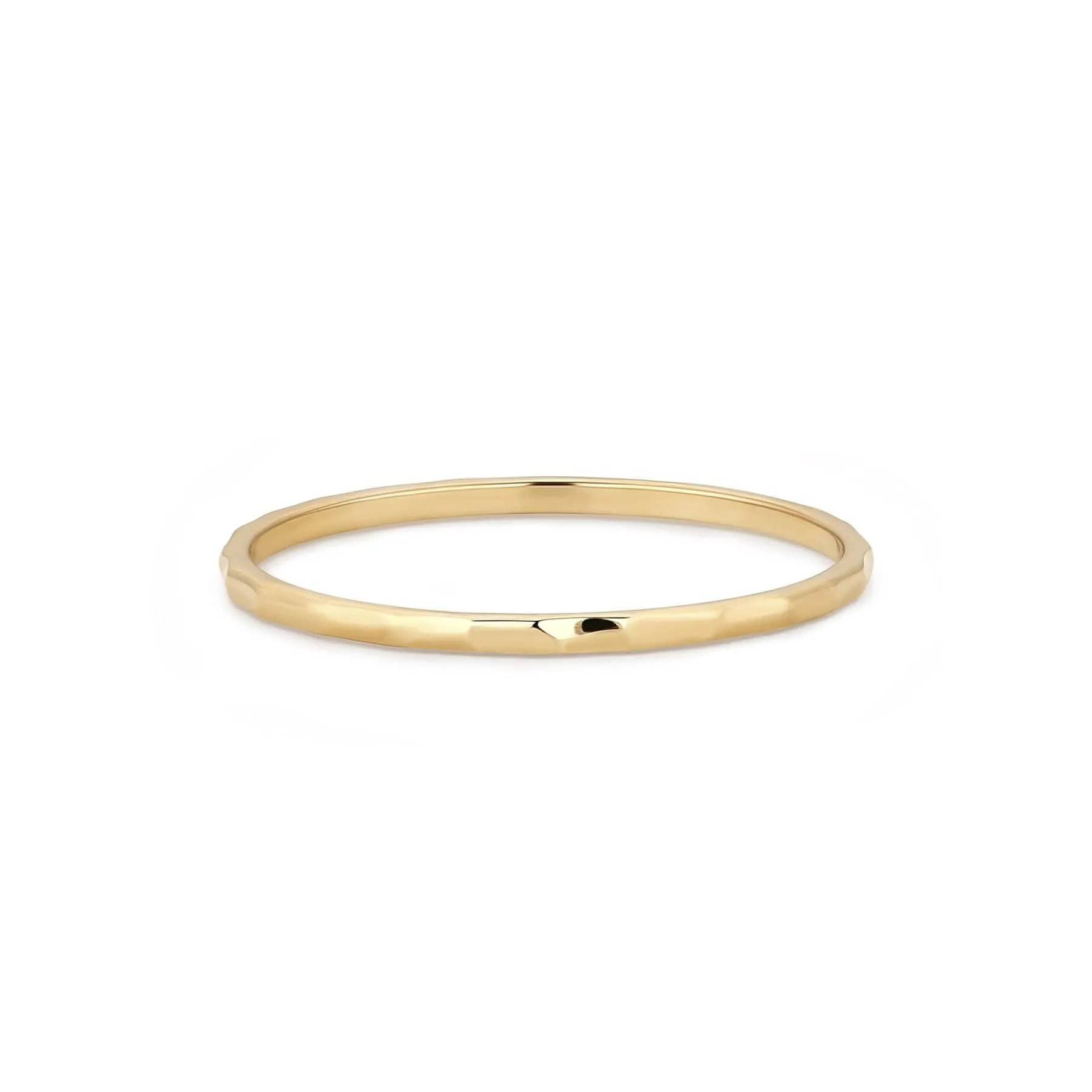 Regalia 14k Gold Textured Band Ring