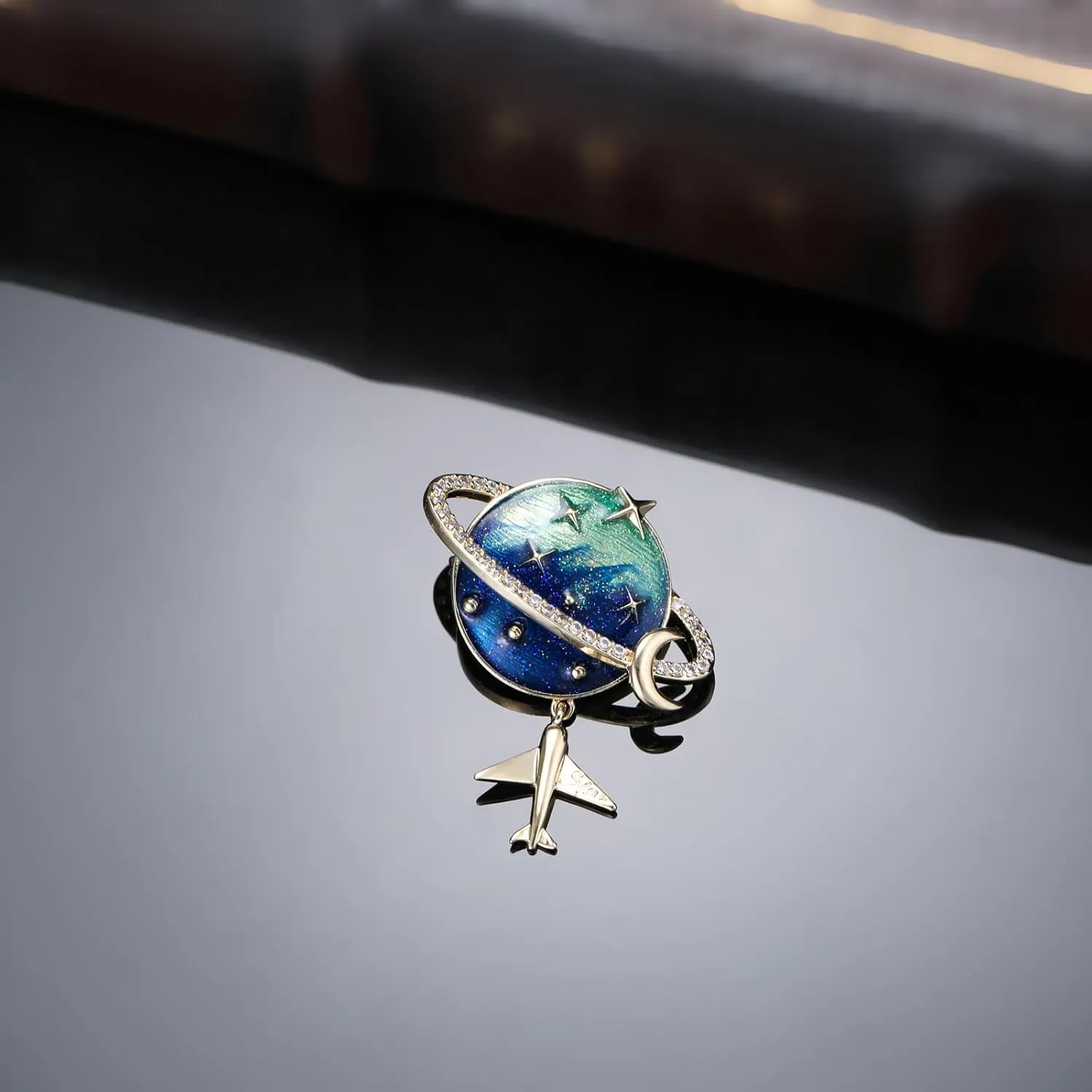 Rhinestone Brooch Pin Crystal Brooches for Women Lapel Pin Dress Accessories Jewelry for Wife Mom Friend
