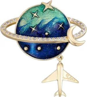 Rhinestone Brooch Pin Crystal Brooches for Women Lapel Pin Dress Accessories Jewelry for Wife Mom Friend