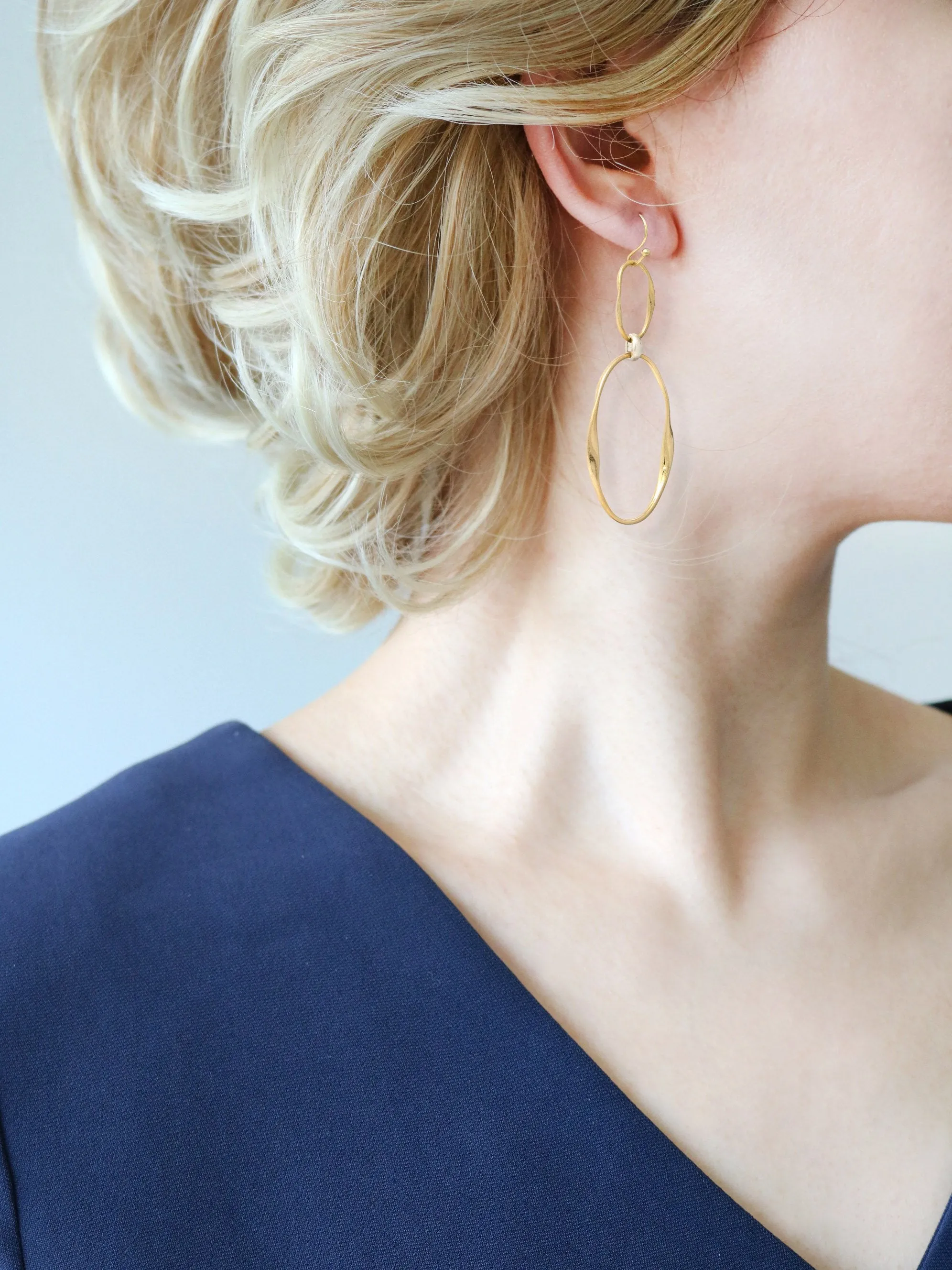 Simple Oval Earring