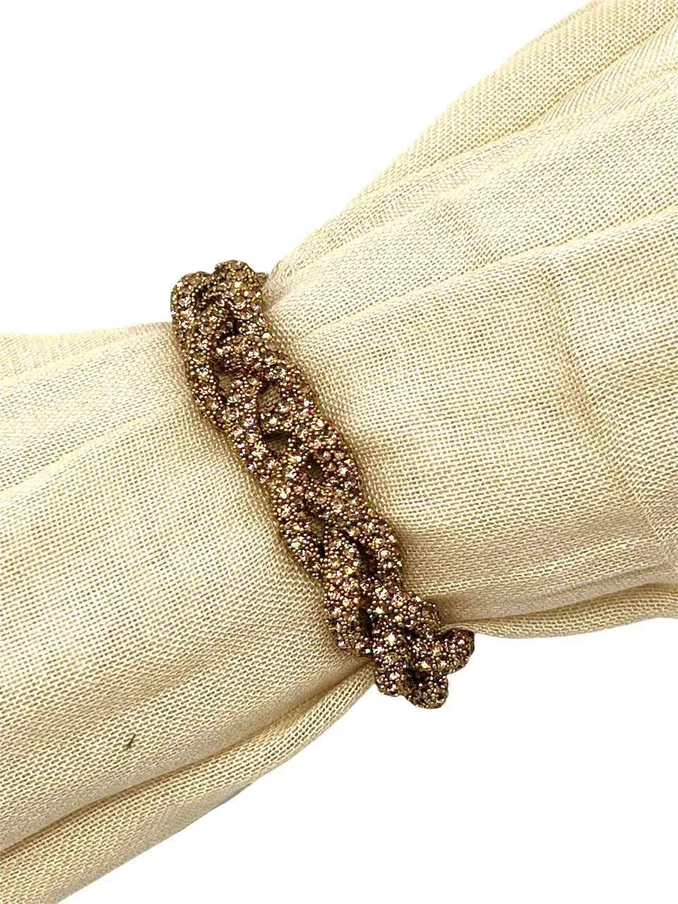 Sparkling Chain-Link Bracelet - Fluffy