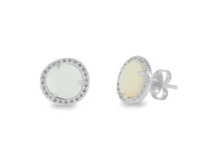Sparkling Mother of Pearl Studs