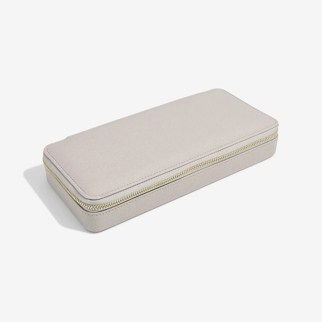 Stackers Taupe Sleek Necklace Zipped Jewellery Box