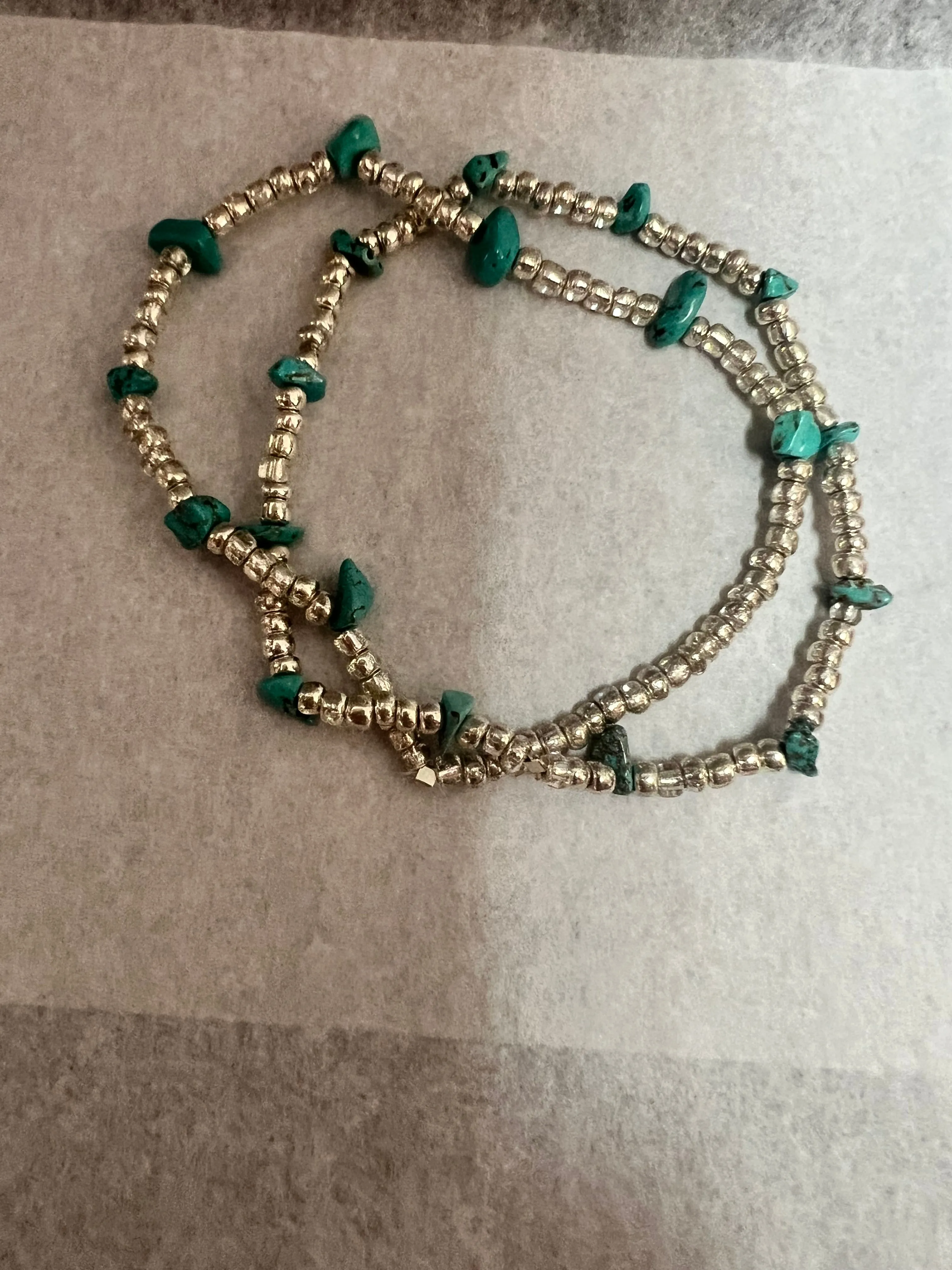 Stone anklets- 2 Styles