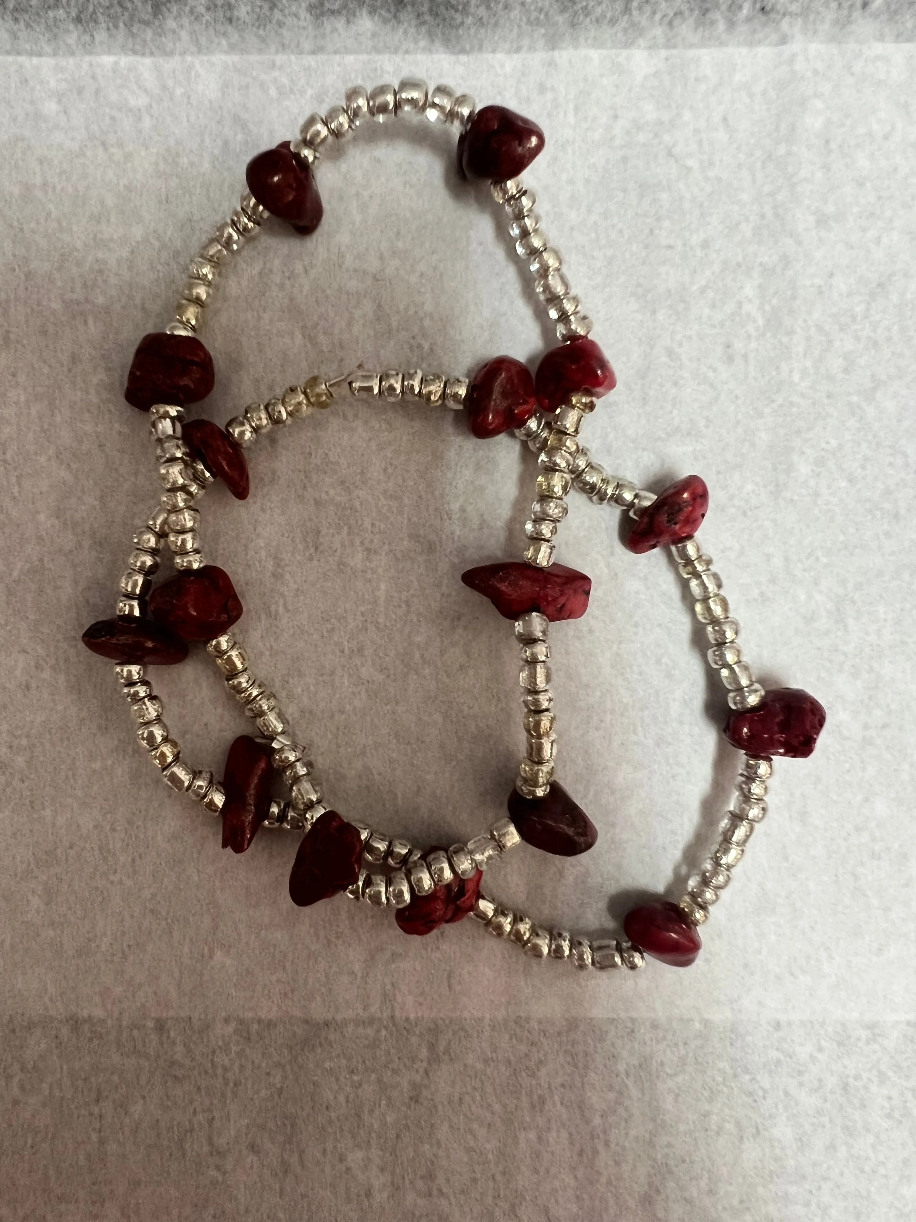 Stone anklets- 2 Styles