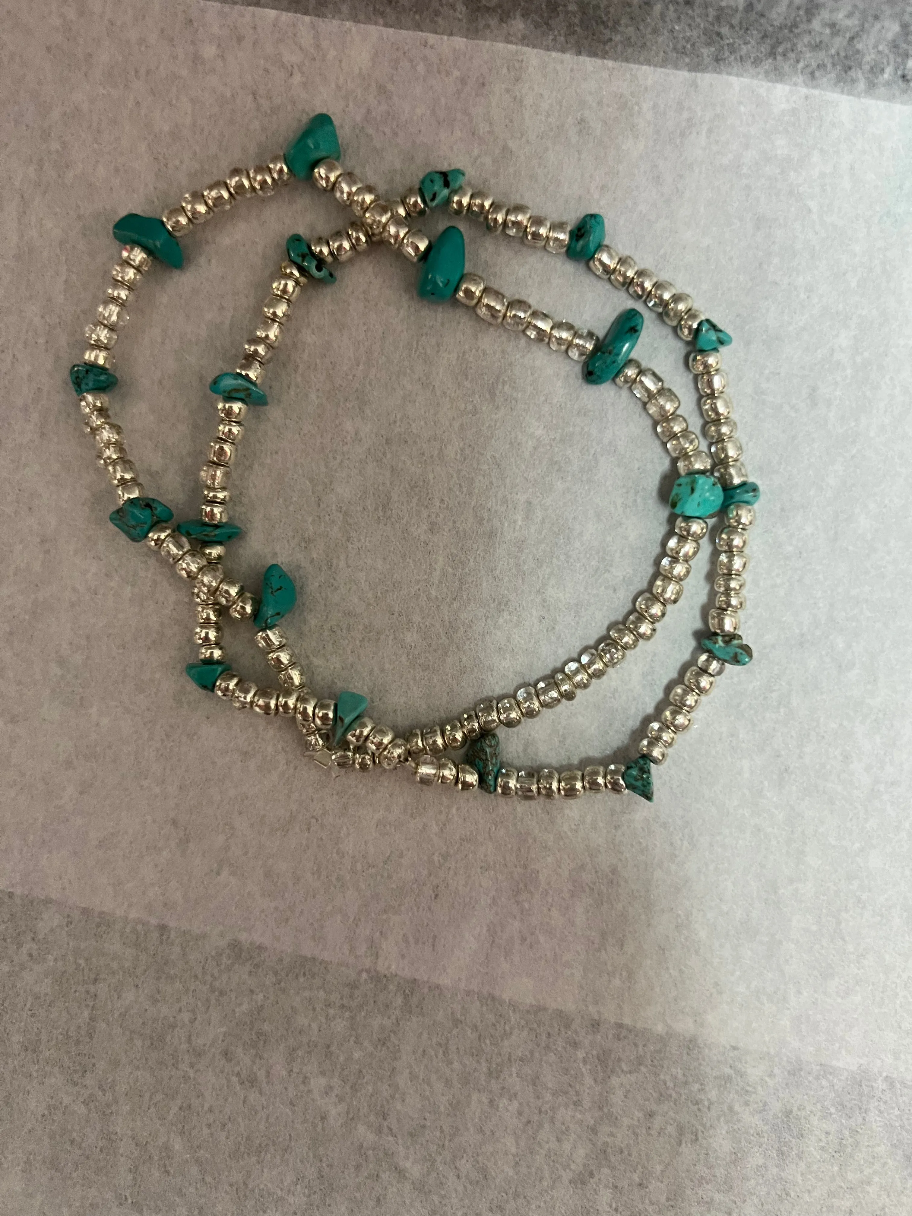 Stone anklets- 2 Styles