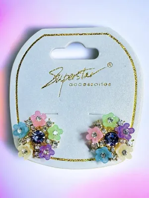 SUPERSTAR SPRING BOUQUET Earrings- Violet