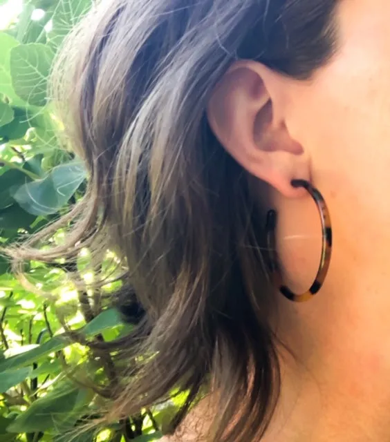 Tortoiseshell Hoops