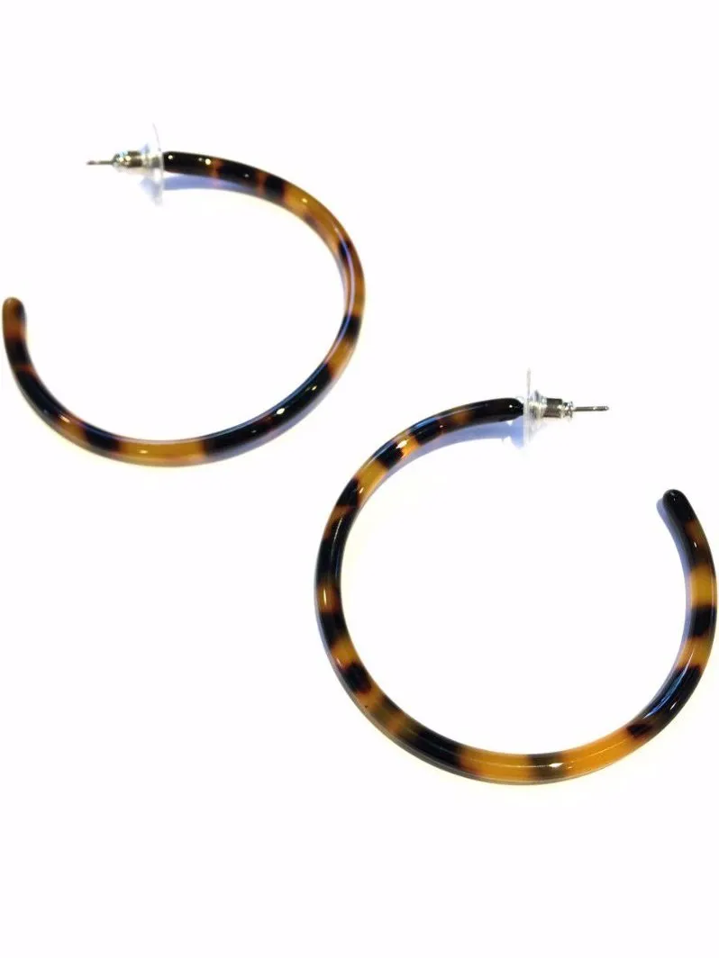 Tortoiseshell Hoops