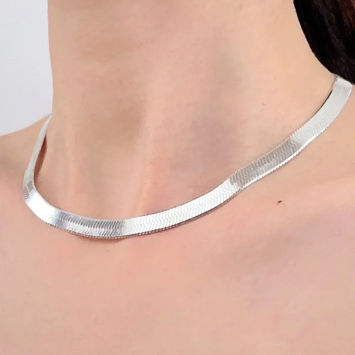 Unisex Herringbone chain - 7mm width