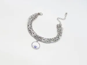 White Eye Chains Tangled Bracelet - Fluffy