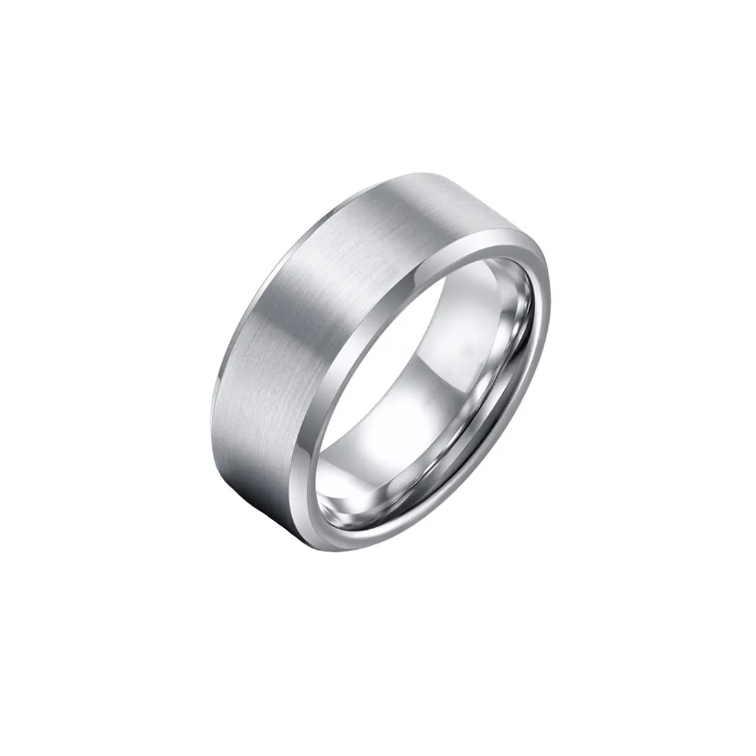 Yellow Chimes Rings for Men and Boys | Silver Rings for Men | Band Shaped Men's Ring | Stainless Steel Rings for Men | Birthday Gift for Men and Boys Anniversary Gift for Husband