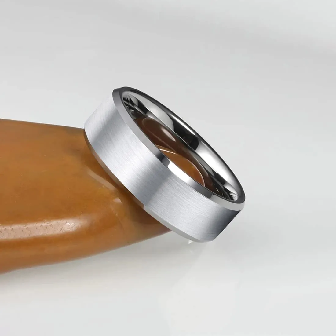 Yellow Chimes Rings for Men and Boys | Silver Rings for Men | Band Shaped Men's Ring | Stainless Steel Rings for Men | Birthday Gift for Men and Boys Anniversary Gift for Husband