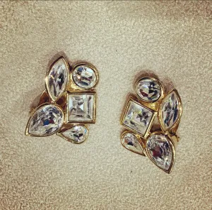 Yves Saint Laurent Crystal Earrings