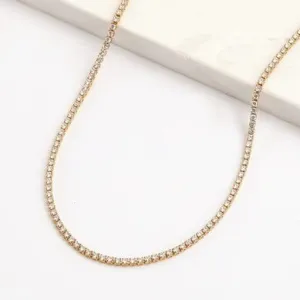 Zafino Isla Tennis Gold Necklace